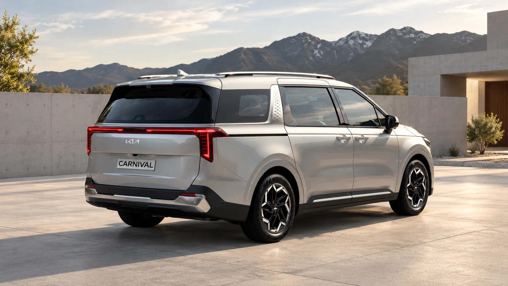 Kia Carnival rear view