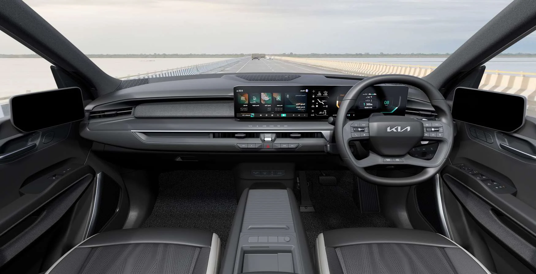 Kia EV9 panoramic dashboard