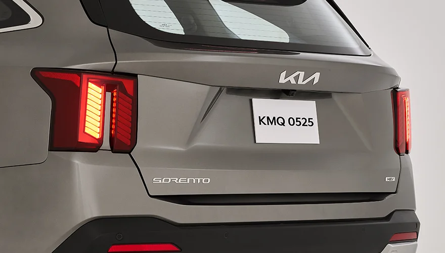 Kia Sorento rear lighting
